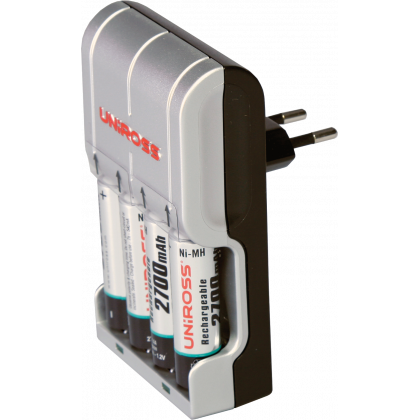 Kit chargeur + 4 piles rechargeables pour Primo et Peristim Pro, Rehab X2 et Myo XT