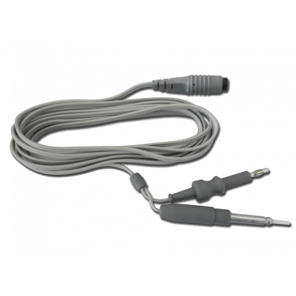 Câble bipolaire 2 pins pour unités électrochirurgicales Diatermo MB 122 et MB 160
