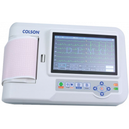 Electrocardiographe ECG Colson Cardi-6 (6 pistes) avec interprétation
