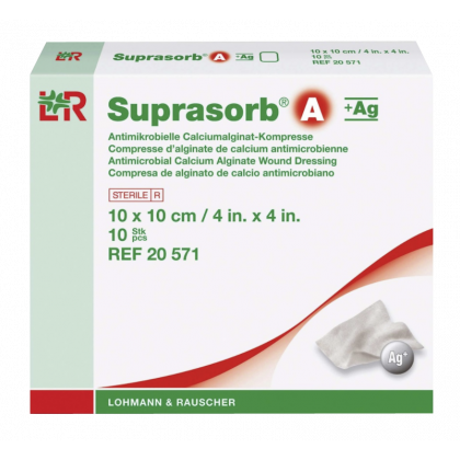 Pansements LR Suprasorb A + AG (boite de 5 ou 10)