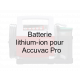 Batterie lithium-ion pour Weinmann Accuvac Pro et Lite avec système réutilisable