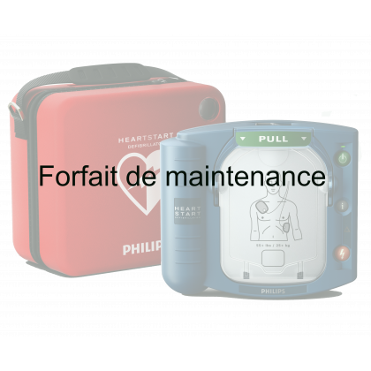 Forfait de maintenance pour défibrillateur Philips HS1