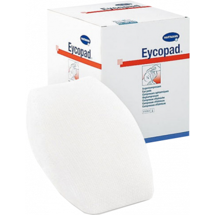 Compresse de gaze oculaire stérile Eycopad - 5.6 x 7 cm (boite de 25)