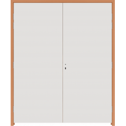 Porte plombée pivotante 2 vantaux, pb 2 mm (83+43 x 204 cm)