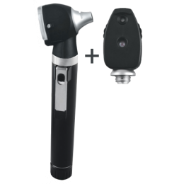 Otoscope Noir Forme Stylo + 5 Embouts Jetables - Neuf - Pour Usage Médical Ou Familial